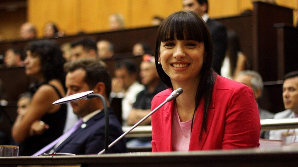 Leticia Esteves, diputada provincial que representa al partido Juntos por el Cambio. Fuente: (Twitter)