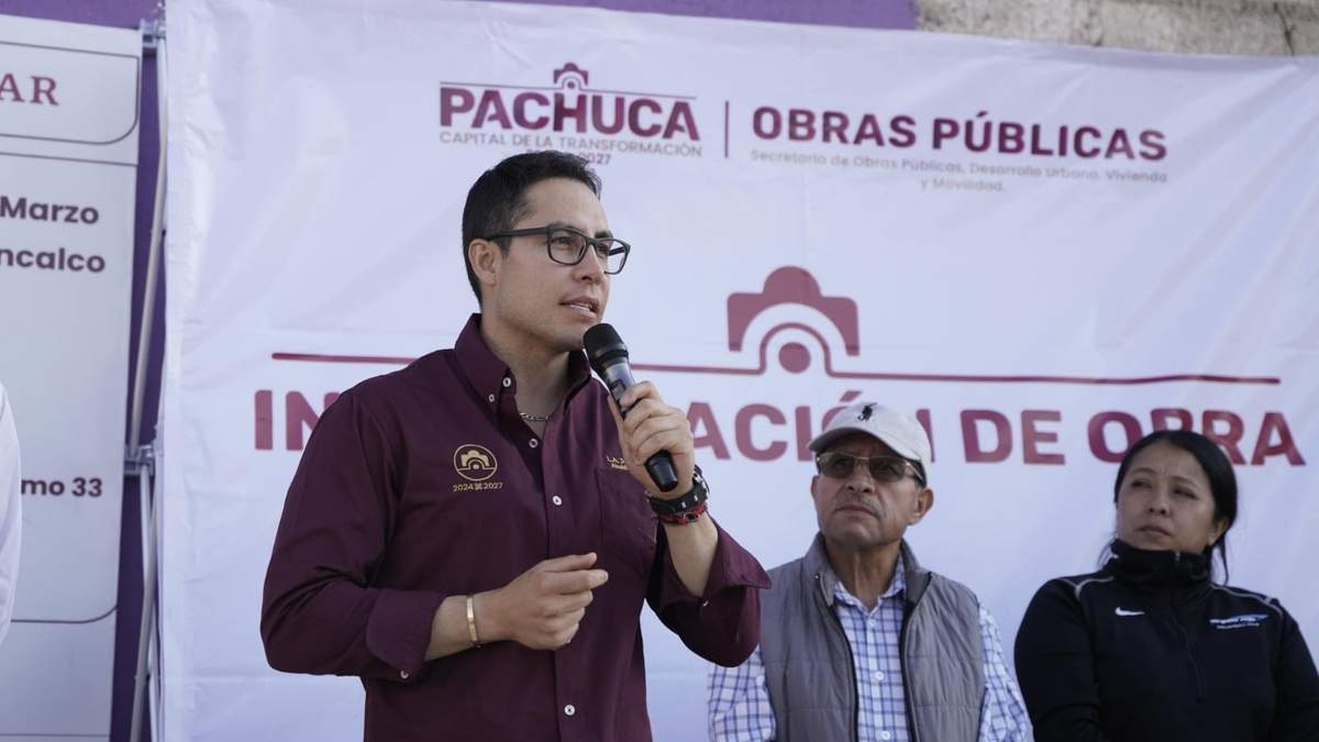 El presidente municipal de Pachuca, Jorge Alberto Reyes Hernández