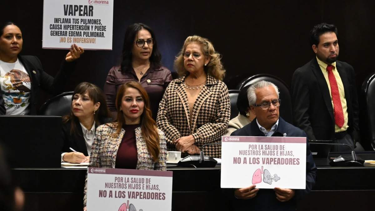 Los diputados oficialistas aprobaron la reforma a la Ley de Salud en materia de vapeadores