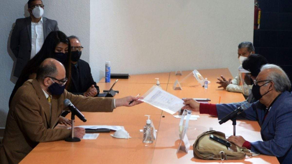 La reunión entre representantes de la UNAM y el STUNAM