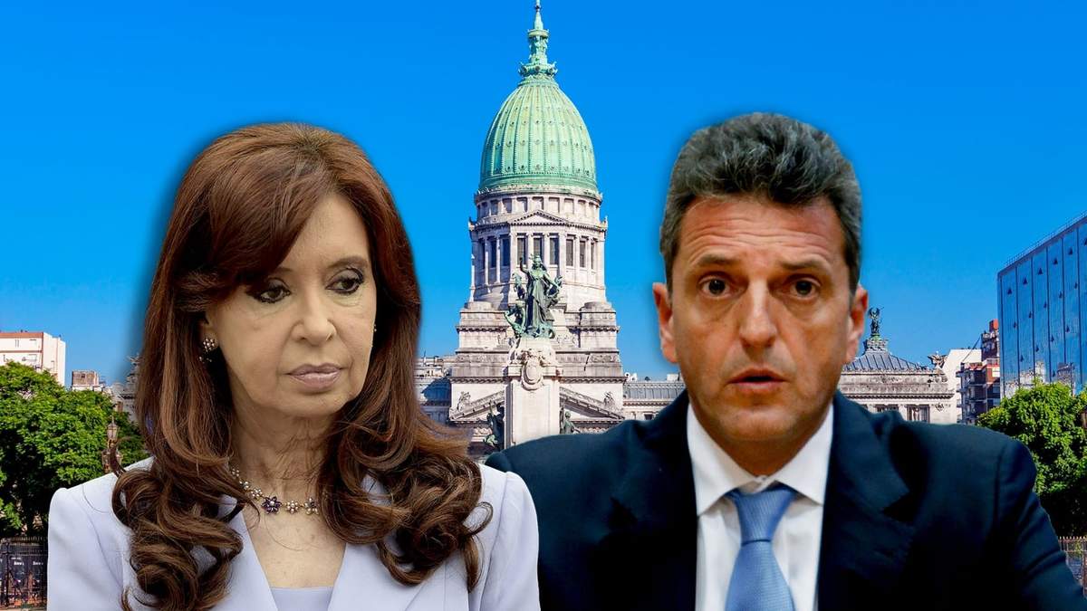 Cristina Kirchner y Sergio Massa. Fuente: (Twitter)