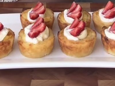 Tarteletas de ricota y crema pastelera: la combinación perfecta, en una receta fácil que te va a encantar
