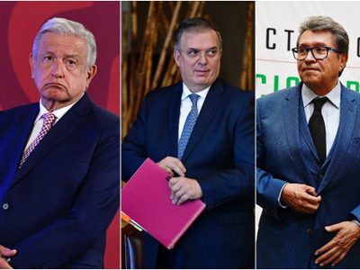AMLO, Ebrard y Monreal libran sanción del INE por presuntos actos anticipados de campaña
