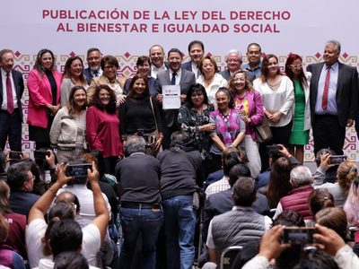 Batres presenta la Ley del Derecho al Bienestar e Igualdad Social; en esto consiste
