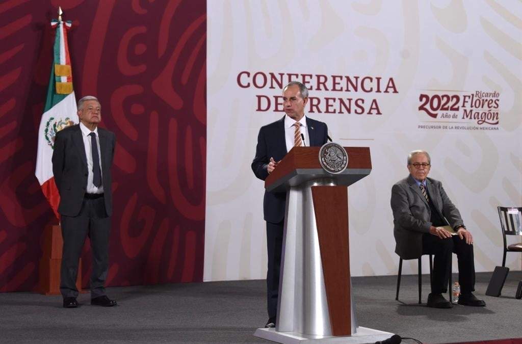 Hugo López-Gatell, subsecretario de Salud, en la conferencia matutina del 29 de noviembre de 2022