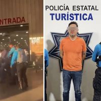 Hombres pelean a golpes en la entrada de un Costco; hay un detenido (Video)
