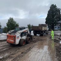 San Martín de los Andes: Municipalidad reordena la ciudad luego del temporal de nieve