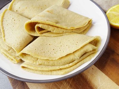 Crepes con 2 ingredientes, sin gluten, sin huevo y sin leche: una receta súper exprés, liviana y perfecta para tus comidas
