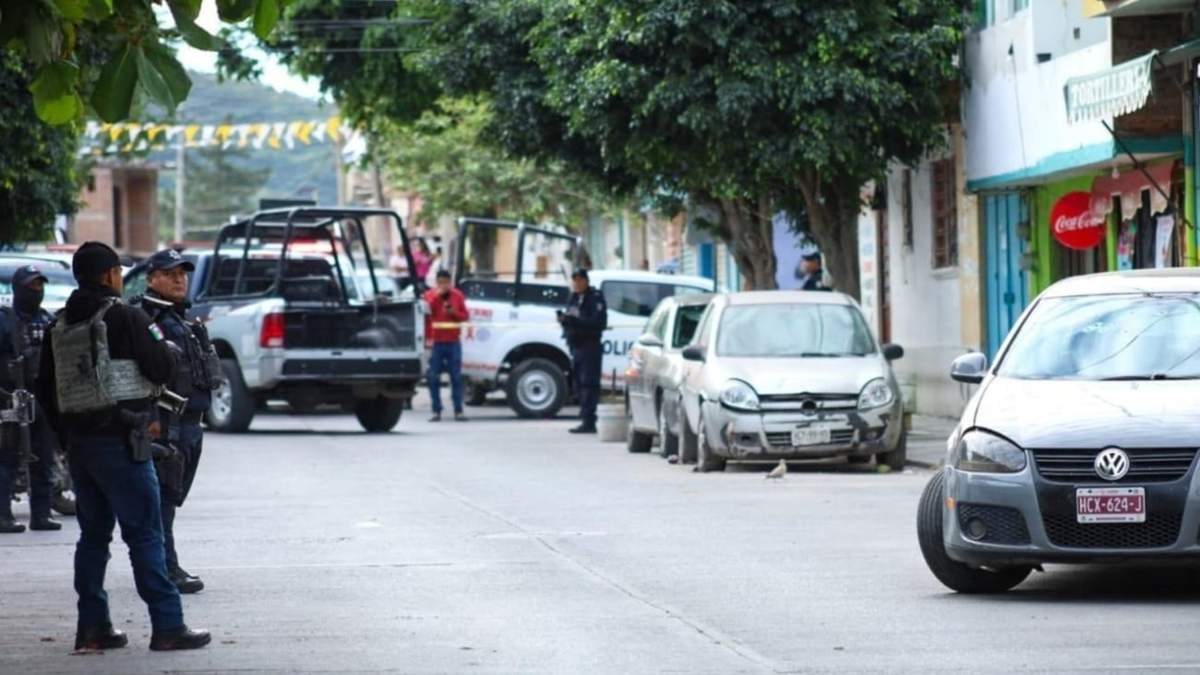 El sitio del ataque contra el funcionario del Ayuntamiento de Chilpancingo
