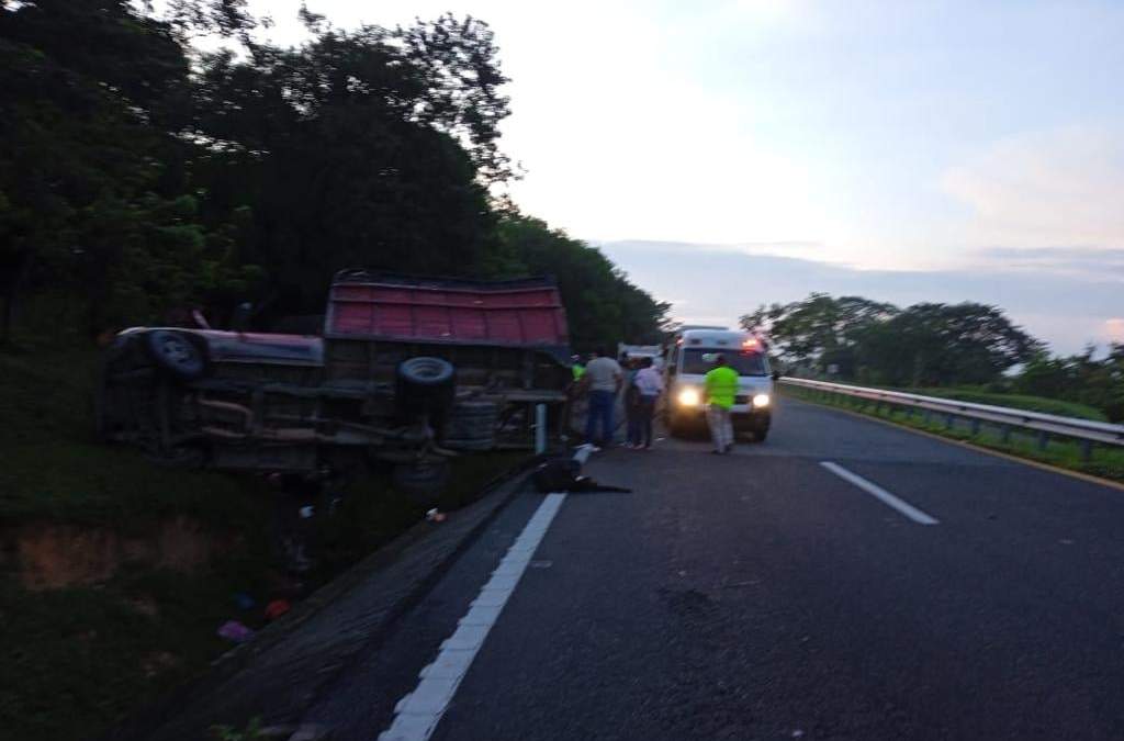 El accidente vehícular en Chiapas