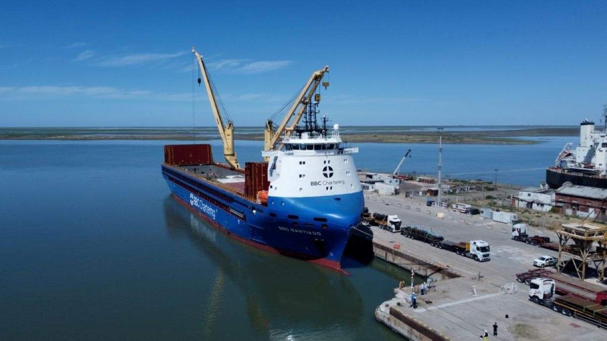 Puerto de Bahía Blanca. Fuente: (X)