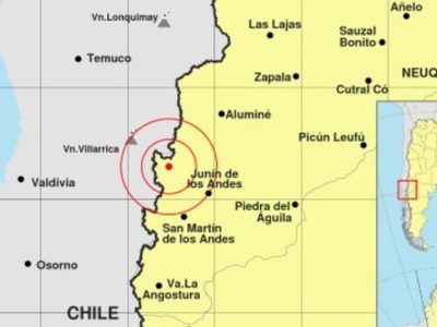 Dos sismos se sintieron en la cordillera la noche del miércoles