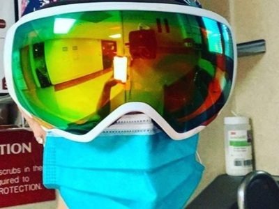 Organizan una colecta de antiparras deportivas para donar a médicos