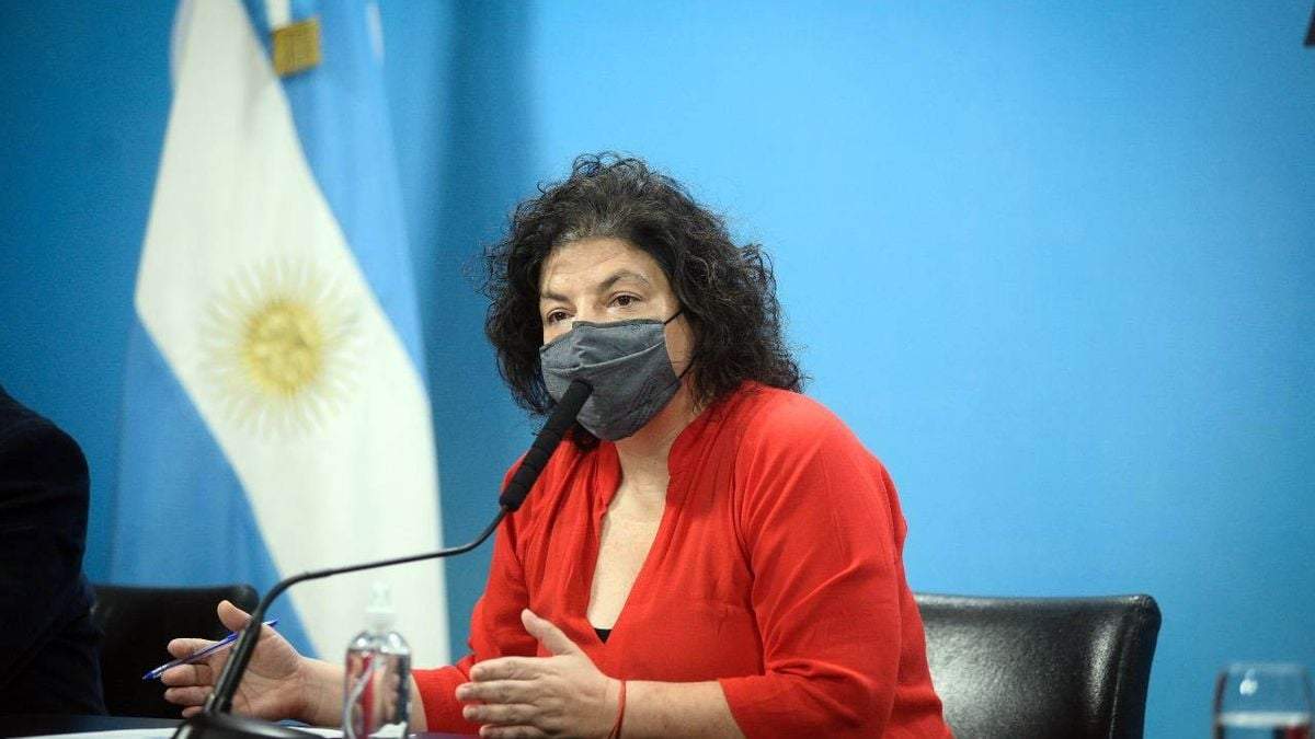 Carla Vizzotti. Fuente: (Twitter)