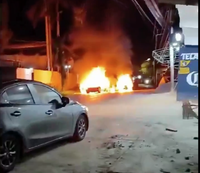 Uno de los videos que circularon de la violencia en Tabasco