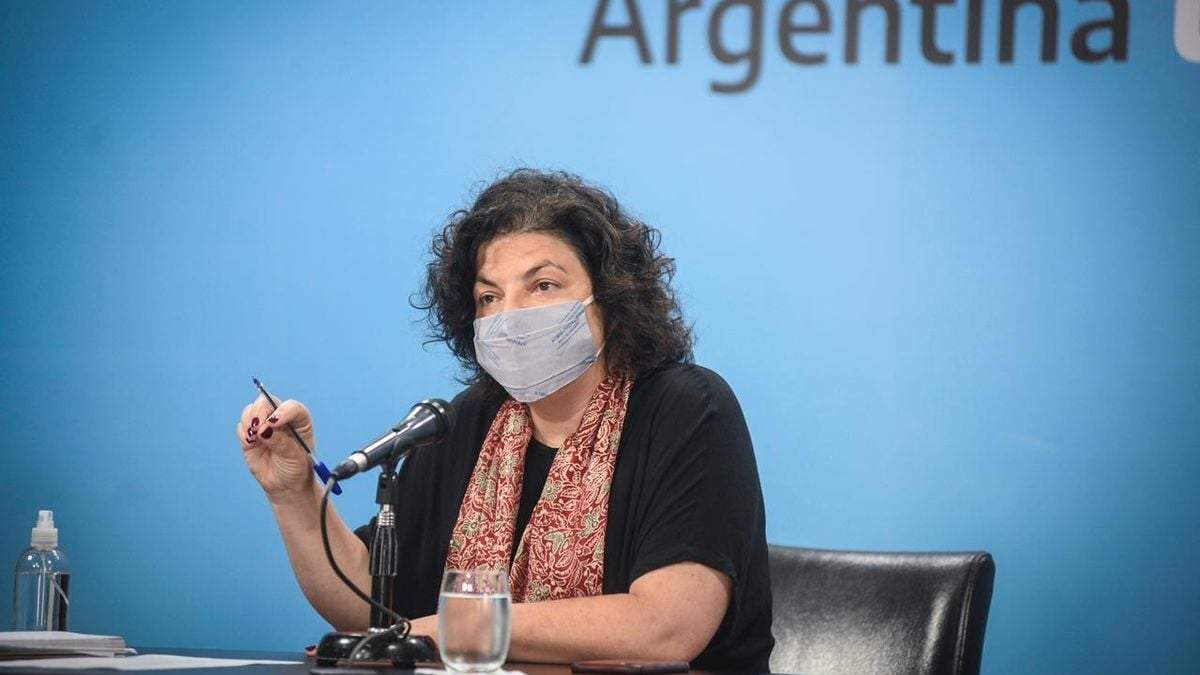 Carla Vizzotti, ministra de Salud de la Nación. Fuente: (Twitter)