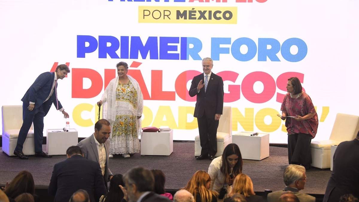 Enrique de la Madrid, Beatriz Paredes, Santiago Creel y Xóchitl Gálvez