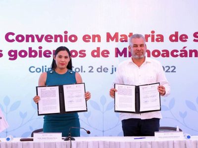 Colima y Michoacán firman acuerdo para impulsar acciones de seguridad