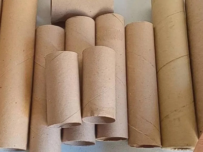 Con solo rollos de papel de cocina vacíos: creá este set de jarrones súper moderno y estilo diseñador