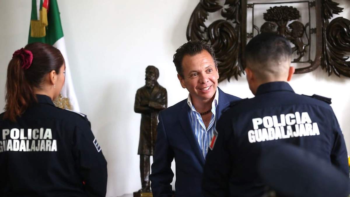 Policía de Guadalajara con Pablo Lemus