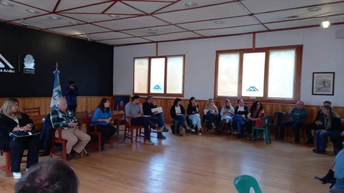 Reunión de los integrantes de la comisión de vecinos autoconvocados por la inseguridad en San Martín de los Andes. Fuente: (Facebook)