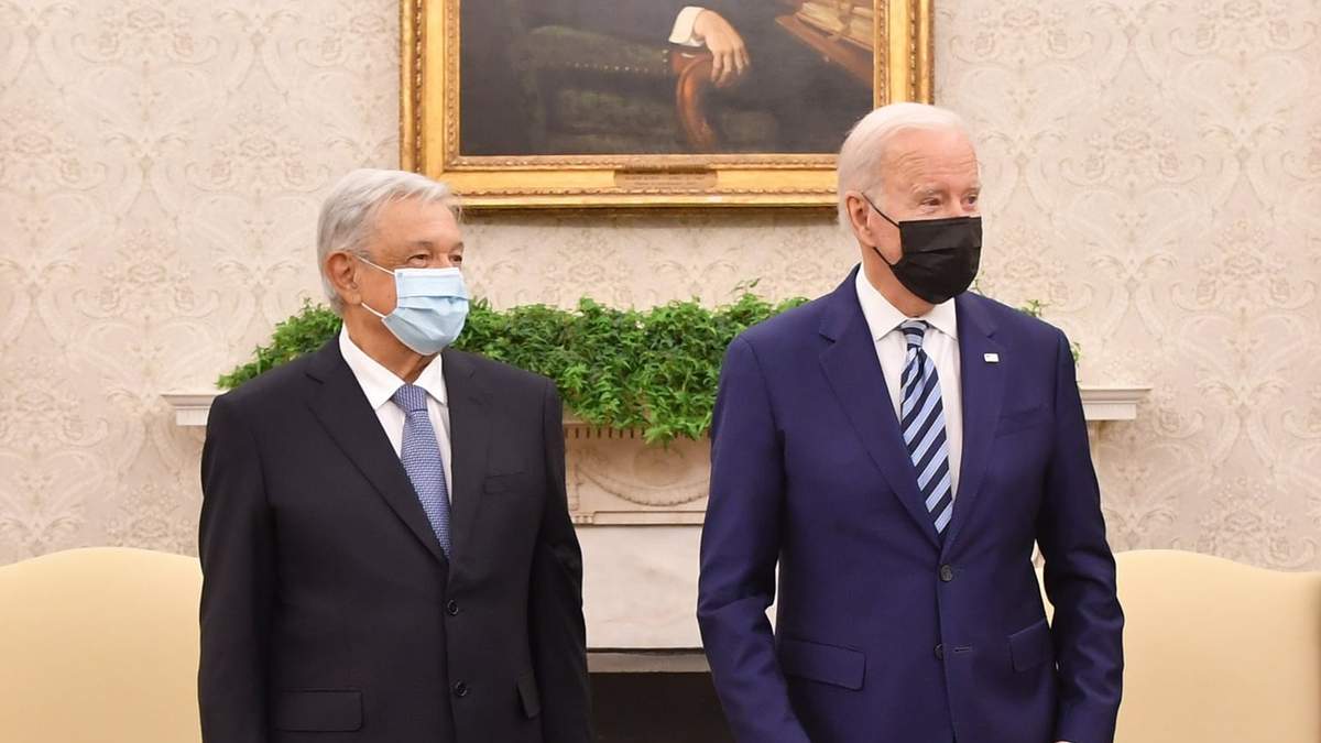 Los presidentes López Obrador y Joe Biden