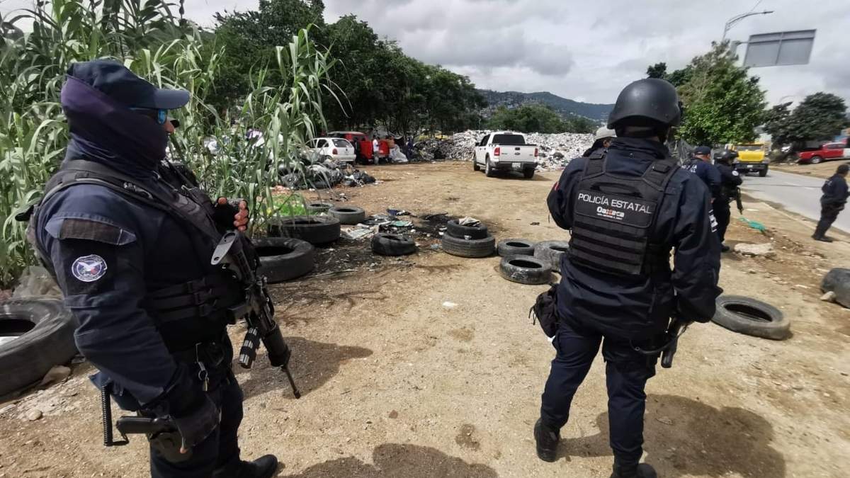 La policía de Oaxaca