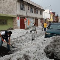 Intensa granizada provoca daños, inundaciones y caos en Puebla (Videos)