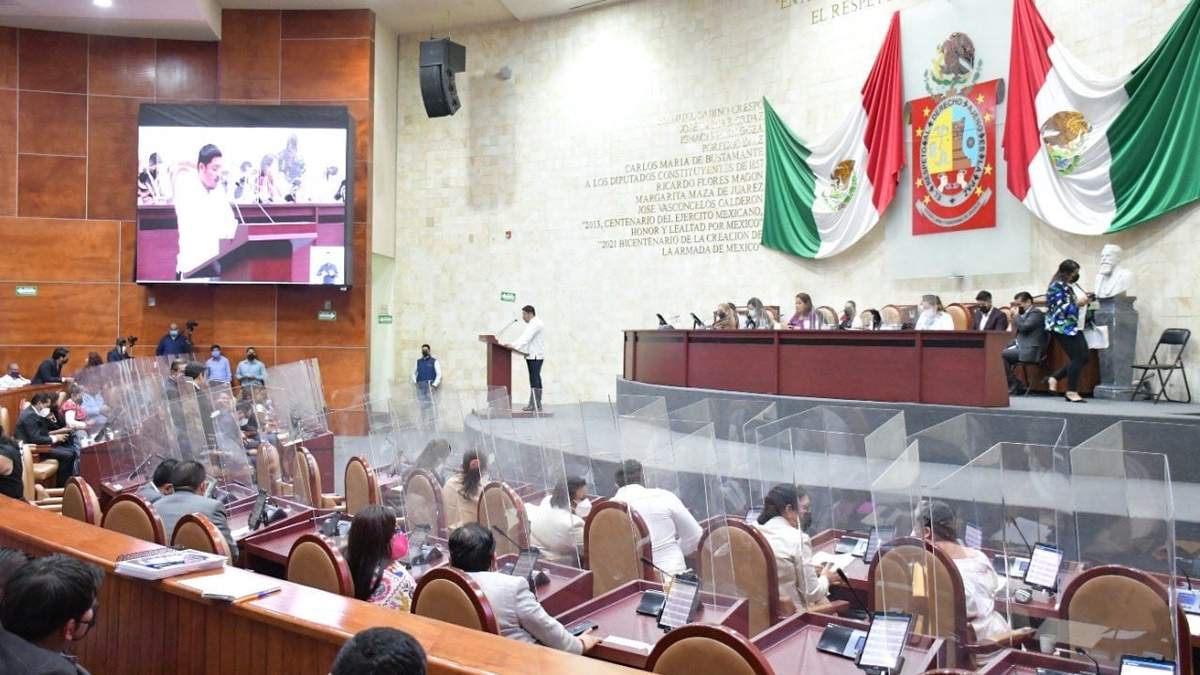 El Congreso en la sesión donde declaró vacante el puesto de diputado