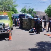 Una mujer y tres niños heridos tras un accidente en Guaymallén