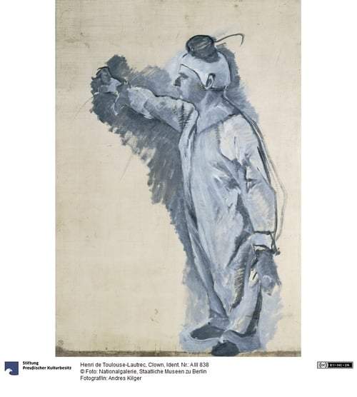 La obra "El Payaso", de Henri de Toulouse-Lautrec