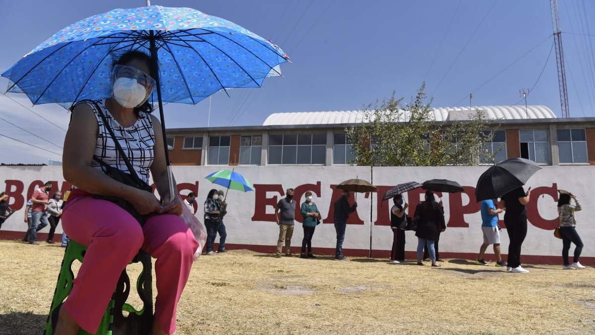 Vacunación en Ecatepec, Estado de México