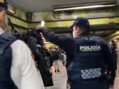 Policía de la CDMX agrede a reporteros y camarógrafos de Imagen, Televisa y Multimedios