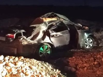 Iban a trabajar a Vaca Muerta y tuvieron un impresionante vuelco en la ruta petrolera