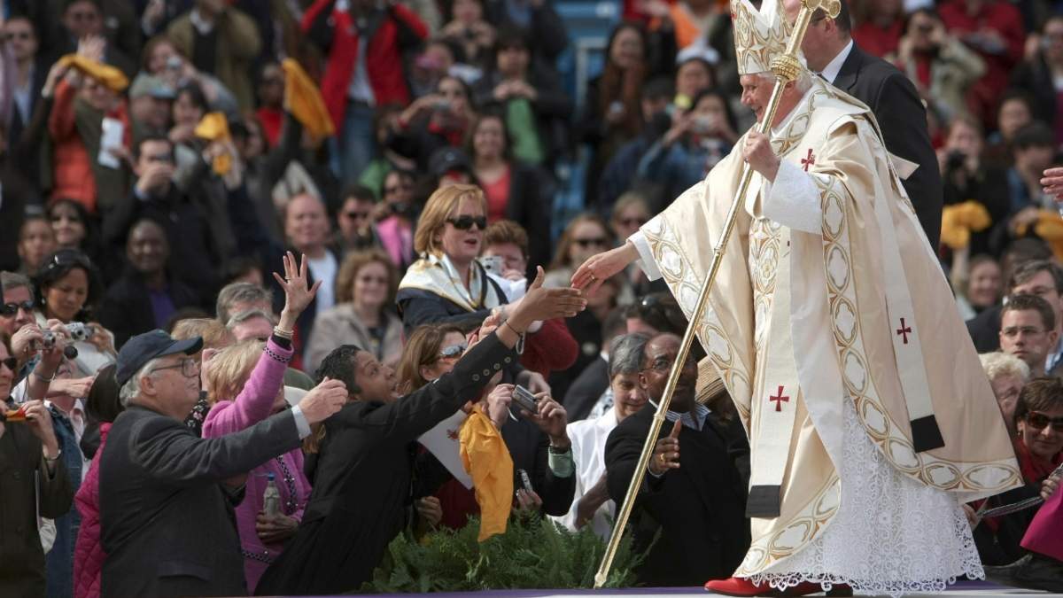 El papa Benedicto XVI el 20 de abril de 2008 en Nueva York