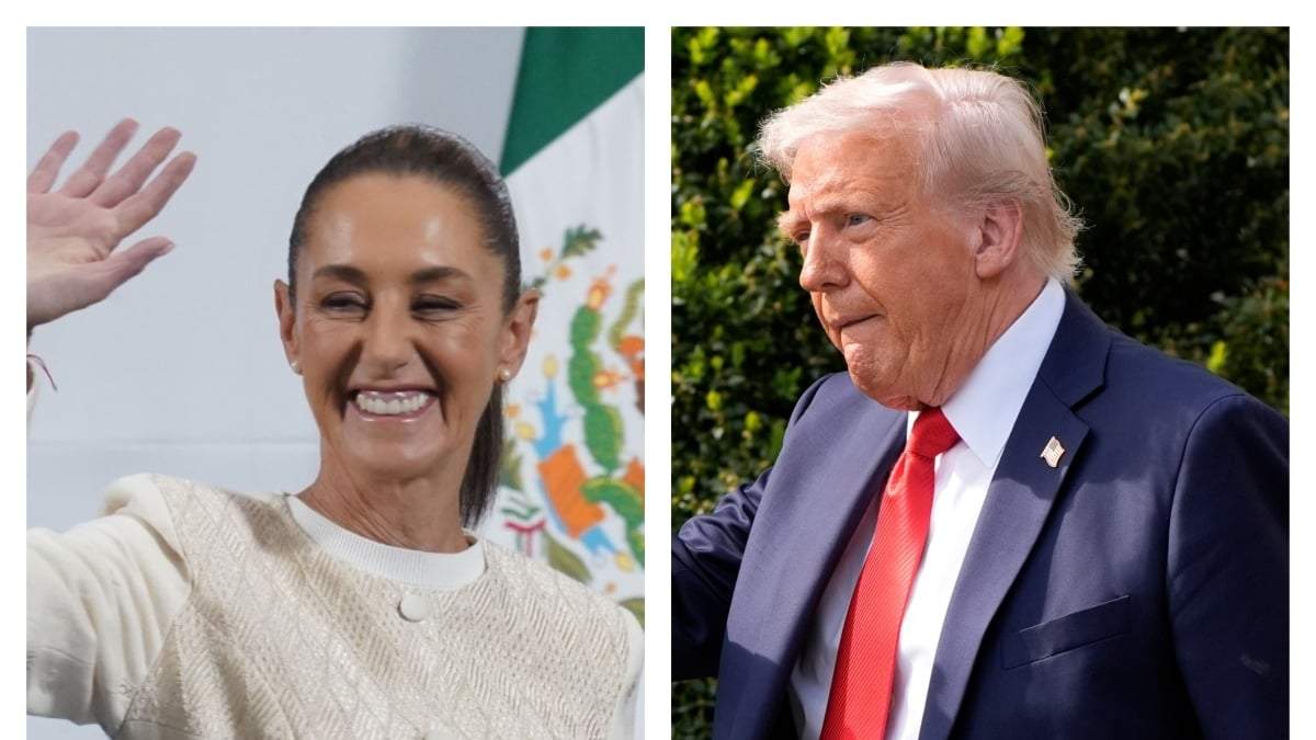 Claudia Sheinbaum y Donald Trump, presidentes