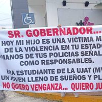Marchan en Tabasco por homicidio de universitario presuntamente a manos de policías