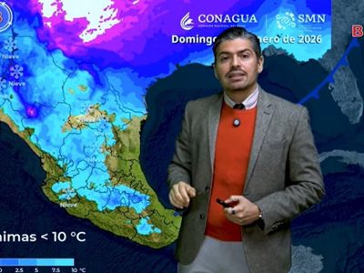 Ataca la tercera tormenta invernal: lluvias fuertes y frío intenso de viernes a lunes