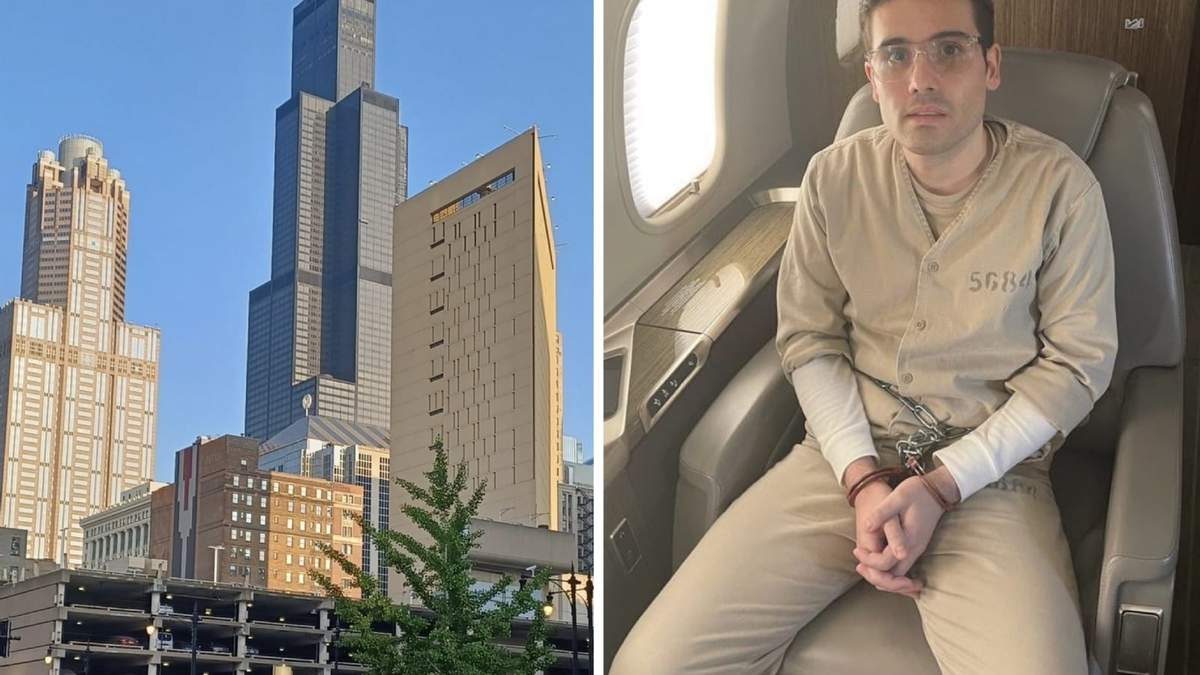 El Centro Correccional Metropolitano donde está recluido Ovidio Guzmán, al lado de la Willis Tower, antes conocida como Torre Sears