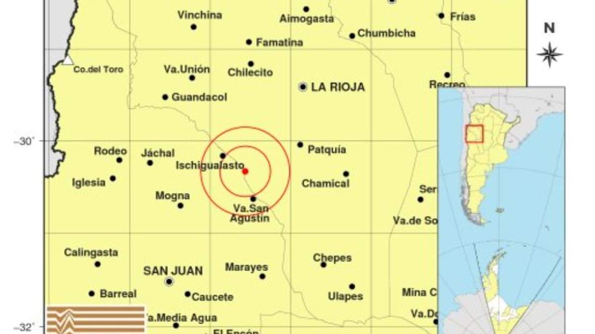 Tembló en La Rioja y se sintió en Mendoza