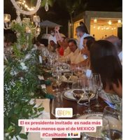 Influencer graba a Peña Nieto en exclusiva boda en República Dominicana