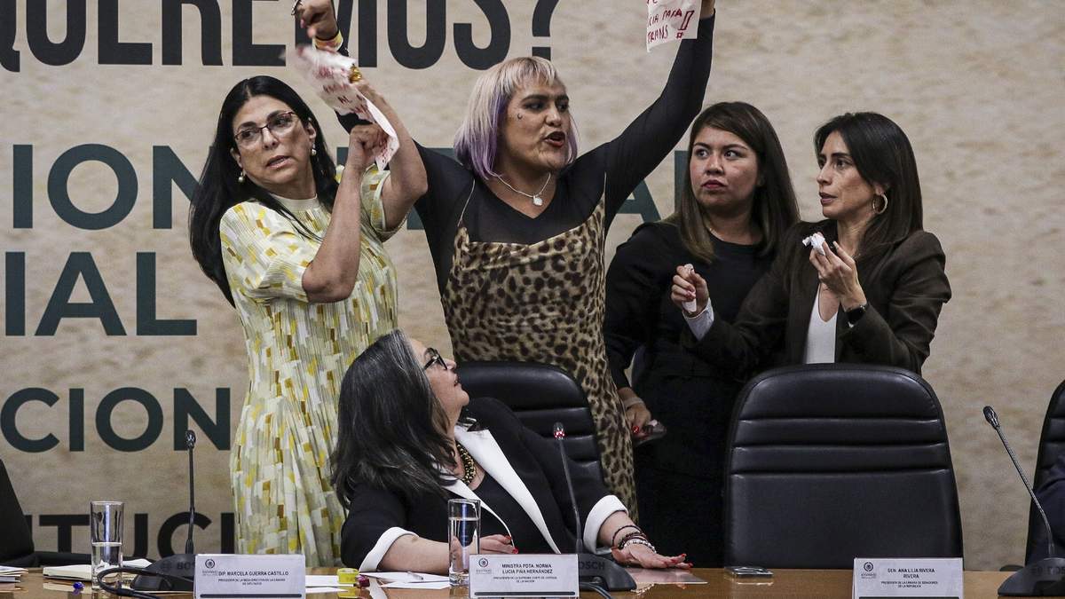 27 de junio. Se inicia la primera mesa diálogo por la Reforma Judicial. En la imagen, la presidenta de la Corte, Norma Piña (abajo)