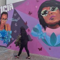 Con mural en la UACM, exigen justicia por feminicidios de cuatro estudiantes