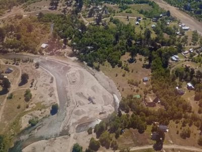 Sobrevolaron las áreas afectadas por las tormentas para descartar posibles focos de incendio