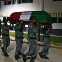 Rinden homenaje a cuatro elementos de la Guardia Nacional en Guerrero