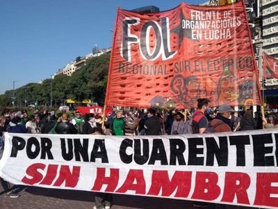 Marchas y protestas en Neuquén: reclaman ayuda alimentaria