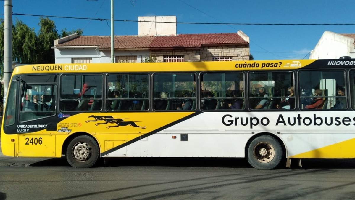 Colectivo de la empresa Autobuses Neuquén. Fuente: (El Oeste Neuquino).