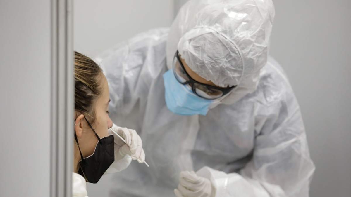 Testeo de coronavirus. Fuente: (Twitter)