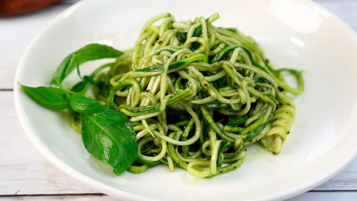Fideos con pesto. Fuente: (Instagram)