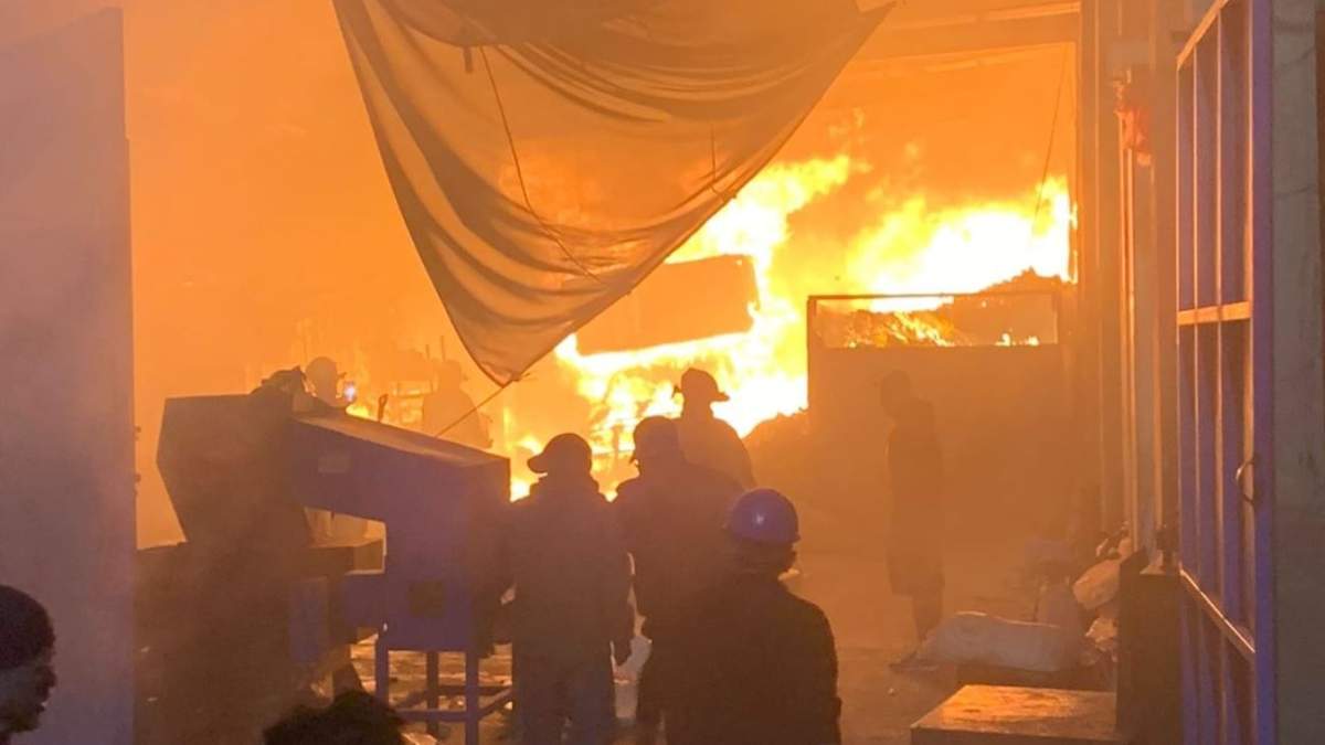 El incendio en Iztapalapa